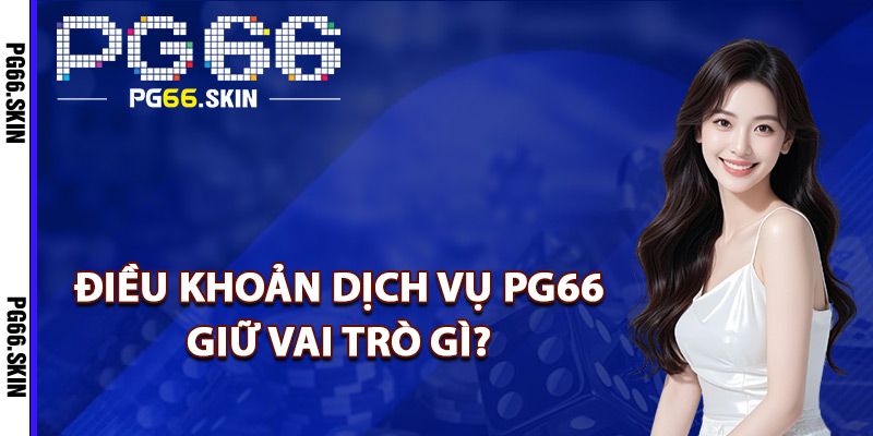Điều khoản dịch vụ PG66 giữ vai trò gì?